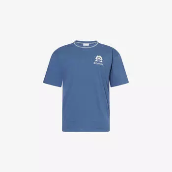 Футболка Columbia Landroamer с круглым вырезом, синий