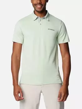 Футболка Columbia Nelson Point Polo, зеленый