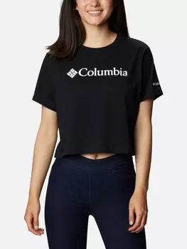 Футболка Columbia North Cascades Cropped, черный