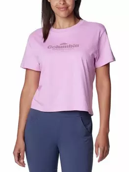 Футболка Columbia North Cascades Cropped, розовый