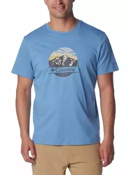 Футболка Columbia Path Lake Graphic II, синий