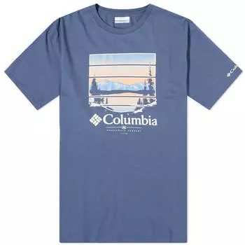 Футболка Columbia Path Lake Vista Graphic II, синий