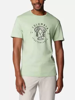 Футболка Columbia Rapid Ridge Graphic, зеленый