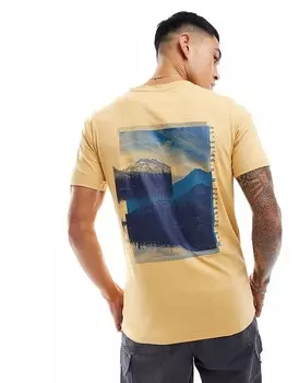 Футболка Columbia – Rapid Ridge– в цвете Camel с принтом R cckenprint