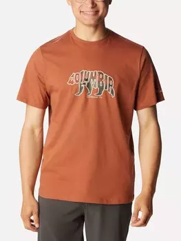 Футболка Columbia Rockaway River Outdoor SS, оранжевый