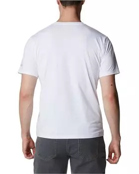 Футболка Columbia Sun Trek Short Sleeve Graphic Tee, цвет White/Columbia Pride Graphic