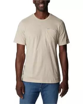 Футболка Columbia Thistletown Hills Pocket, цвет Ancient Fossil Heather