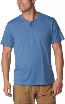 Футболка Columbia Thistletown Hills Short Sleeve Henley, цвет Skyler heather