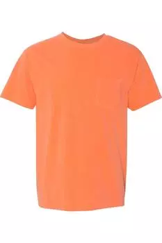 Футболка Comfort Colors Garment-Dyed Heavyweight Pocket, цвет melon