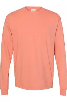 Футболка Comfort Colors Garment-Dyed Heavyweight с длинным рукавом, цвет terracotta