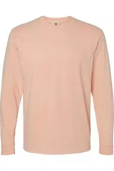 Футболка Comfort Colors Garment-Dyed Heavyweight с длинным рукавом, персиковый