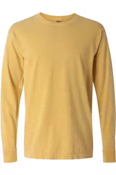 Футболка Comfort Colors Garment-Dyed Heavyweight с длинным рукавом, цвет mustard