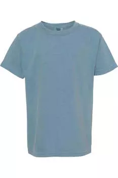 Футболка Comfort Colors Garment-Dyed Youth Heavyweight, цвет ice blue