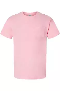 Футболка ComfortWash by Hanes Garment-Dyed Pocket, цвет cotton candy