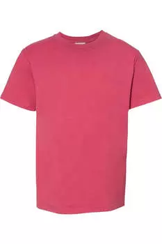 Футболка ComfortWash by Hanes Garment-Dyed Youth, цвет crimson fall