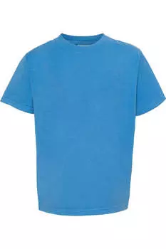 Футболка ComfortWash by Hanes Garment-Dyed Youth, цвет summer sky blue