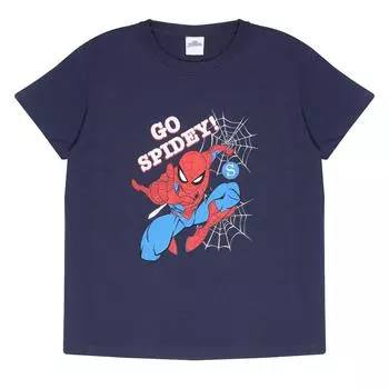 Футболка Comics Spiderman Go Spidey Marvel, синий
