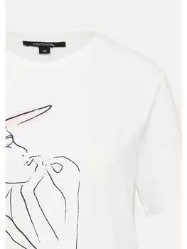 Футболка comma, белый