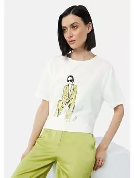 Футболка comma, белый