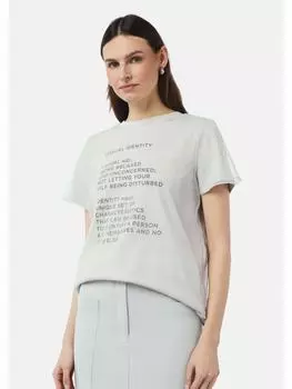 Футболка comma CI, серый