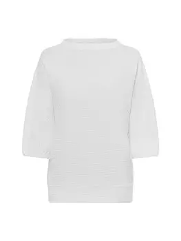 Футболка comma Langarmshirt, белый