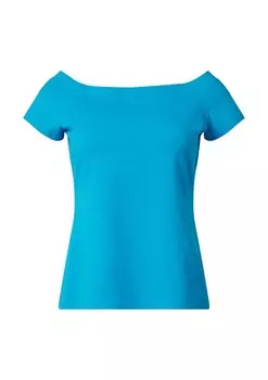 Футболка COMMA Shirt, лазурный