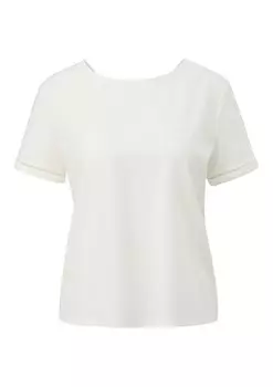 Футболка COMMA Shirt, натуральный белый