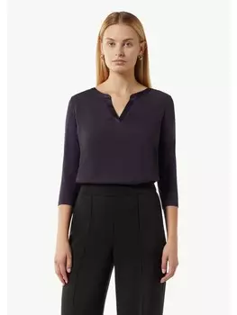 Футболка comma T-Shirt 3/4 Arm, фиолетовый