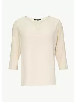 Футболка comma T-Shirt 3/4 Arm, бежевый