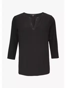 Футболка comma T-Shirt 3/4 Arm, черный