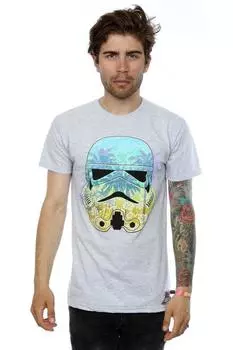 Футболка Command Stormtrooper с гавайским вереском Star Wars, серый
