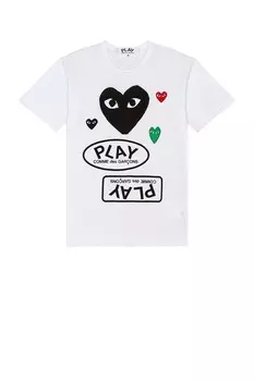 Футболка Comme Des Garcons Play, белый