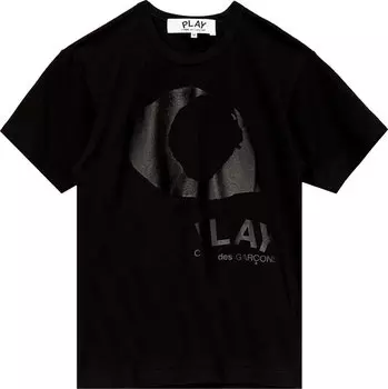 Футболка Comme des Garons PLAY Big Eye Tee 'Black', черный