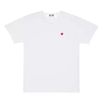 Футболка Comme des Garons PLAY Mini Heart T-Shirt 'White', белый