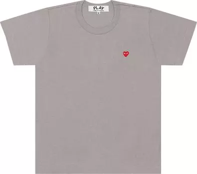Футболка Comme des Garons PLAY Small Heart T-Shirt 'Grey', серый