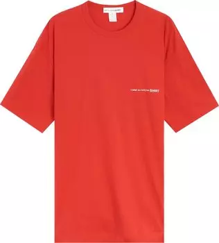 Футболка Comme des Garçons SHIRT T-Shirt 'Red', красный