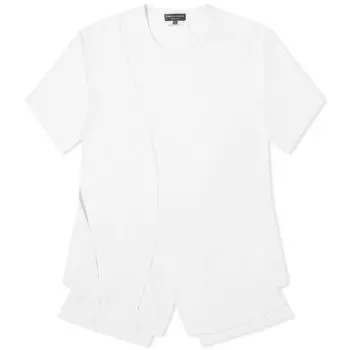 Футболка Comme Des Garons Homme Plus Honeycomb Panel T-Shirt, белый