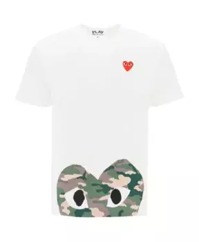 Футболка Comme Des Garons Play, белый