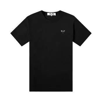 Футболка Comme des Garons PLAY Черная