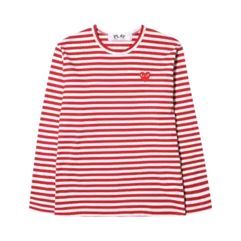 Футболка Comme Des Garons PLAY Comme des Garons PLAY Striped 'Red/White', красный