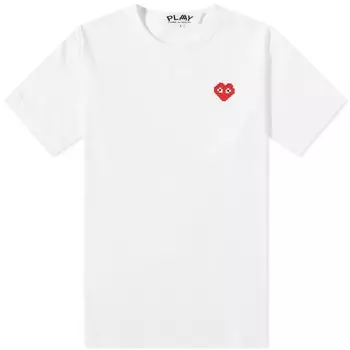 Футболка Comme des Garons Play Invader Heart Tee