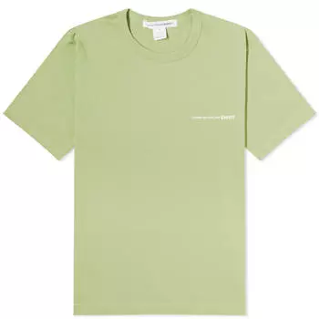Футболка Comme Des Garons Shirt Chest Logo T-Shirt, хаки