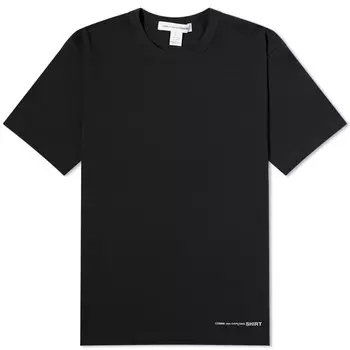 Футболка Comme Des Garons Shirt Logo T-Shirt, черный