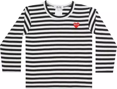 Футболка Comme des Garons Stripe Print Long-Sleeve T-Shirt Stripe, разноцветный