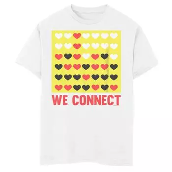Футболка Connect Four We Connect Board для мальчиков 8–20 лет с графическим рисунком Licensed Character