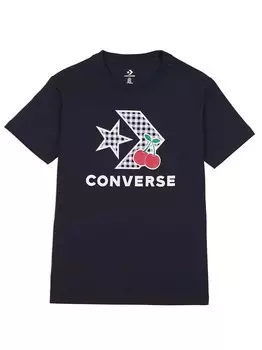 Футболка Converse CHERRY STAR CHEVRON INFILL TEE, черный