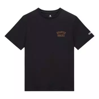 Футболка Converse CONS x Quartersnacks T-Shirt 'Black', черный