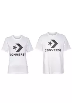 Футболка Converse "GO-TO STAR CHEVRON TEE", унисекс, белый