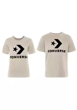 Футболка Converse "GO-TO STAR CHEVRON TEE", унисекс, цвет Egret
