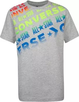 Футболка Converse Gradient Fade Tee, цвет Lunar Rock Heather